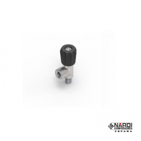 PA112-205 Hand wheel valve with manometer G1/4’’ (max 250 BAR)