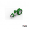 PA112-316 Hand wheel valve with manometer DIN 200 (max 250 BAR) NITROX